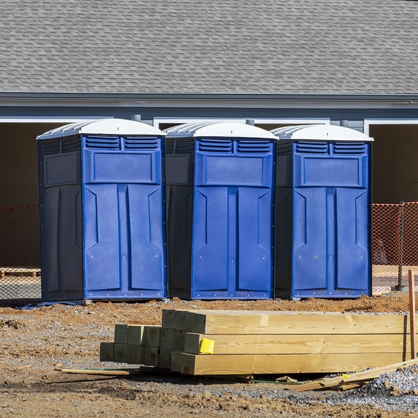 how do you ensure the porta potties are secure and safe from vandalism during an event in Conrad